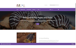 Pet Pedes and Pods Online Store